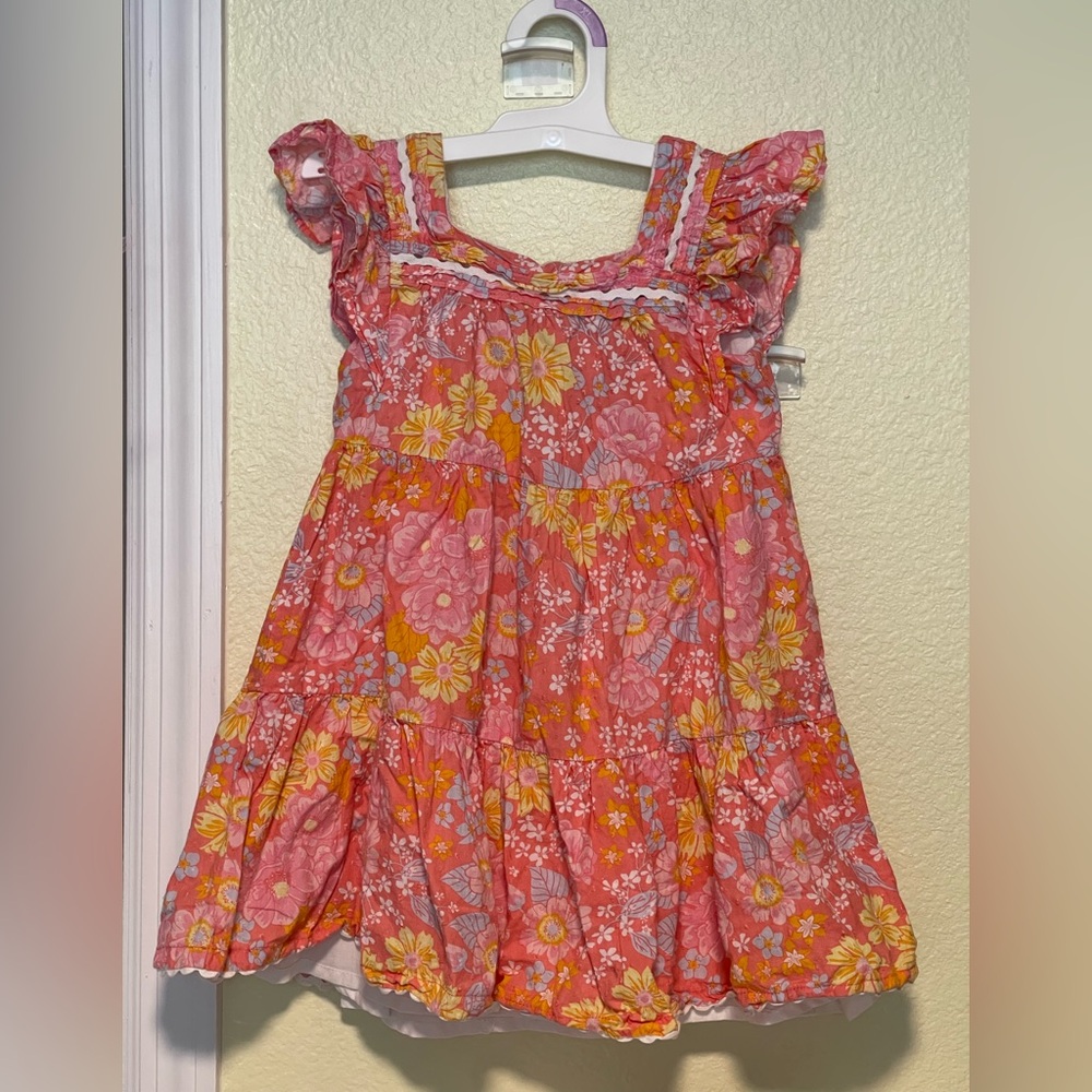 Cynthia Rowley Pink and Yellow Floral Dress - Picture 1 of 6